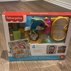 Dive Right In Activity Mat, pool-themed playmat with 4 toys for newborn …